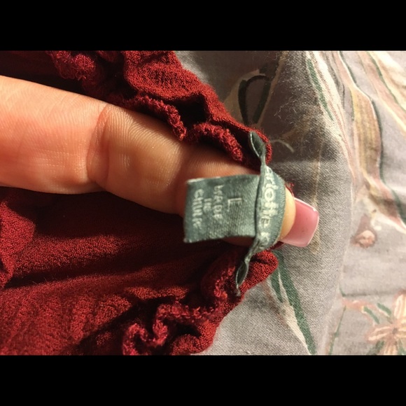 Red/orange blouse - Picture 3 of 3